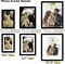 10pc Black Collage Picture Frames, Multi-Size Wall & Table Set